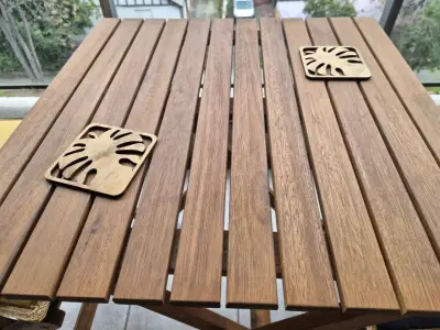 Juego de Terraza Plegables de Madera - miniatura 5