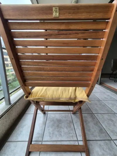 Juego de Terraza Plegables de Madera - miniatura 6