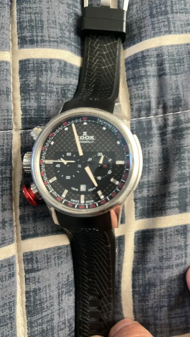 Reloj Edox Chronorally de pulsera para hombre