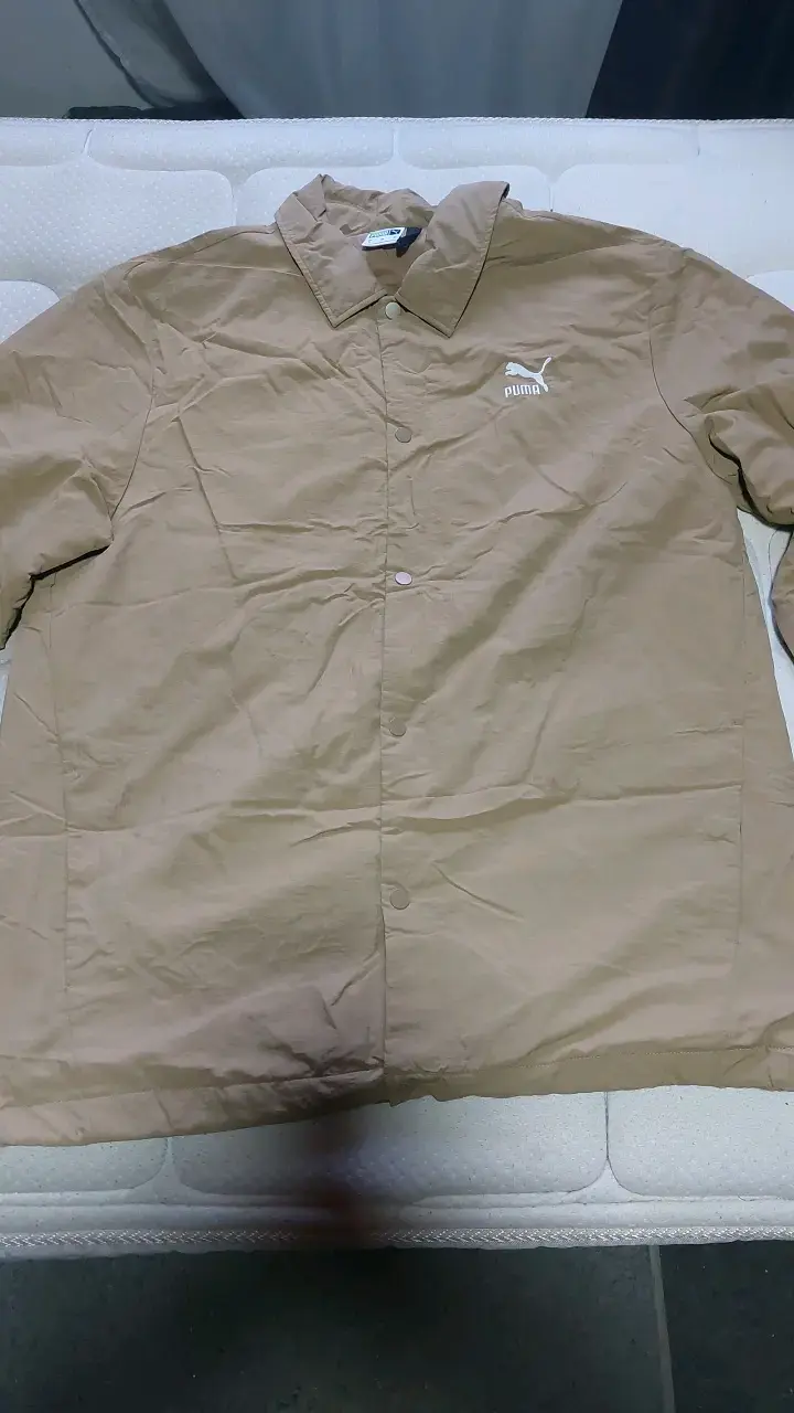 Chaqueta beige Puma para hombre talla M(fit XL)