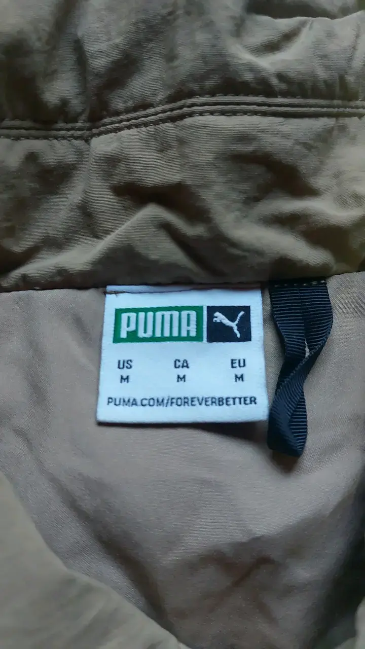 Chaqueta beige Puma para hombre talla M(fit XL) - 3