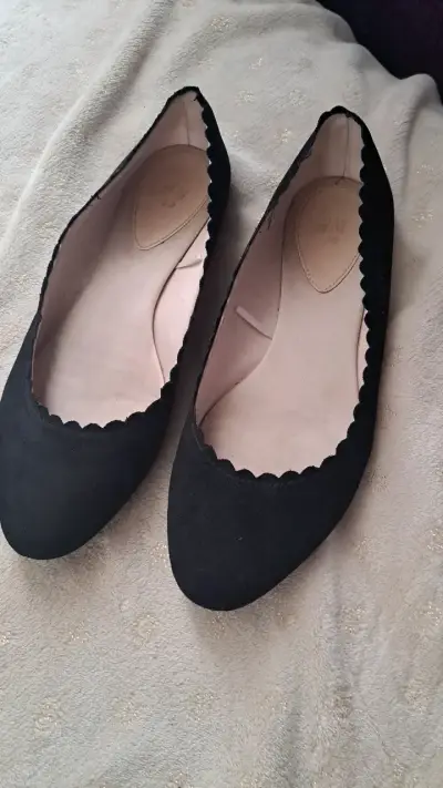 Bailarinas negras H&M talla 39 - miniatura 1