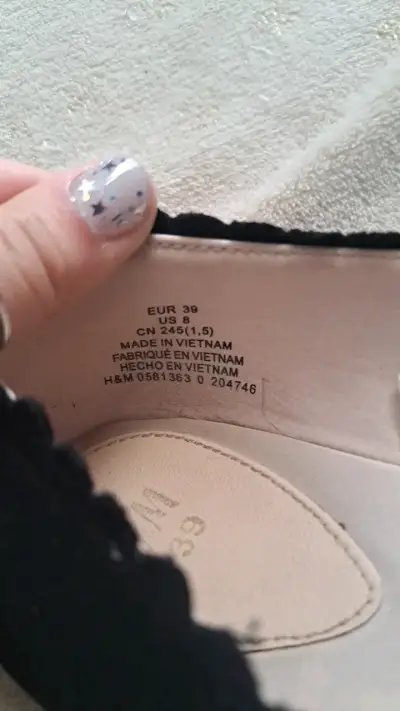Bailarinas negras H&M talla 39 - miniatura 3
