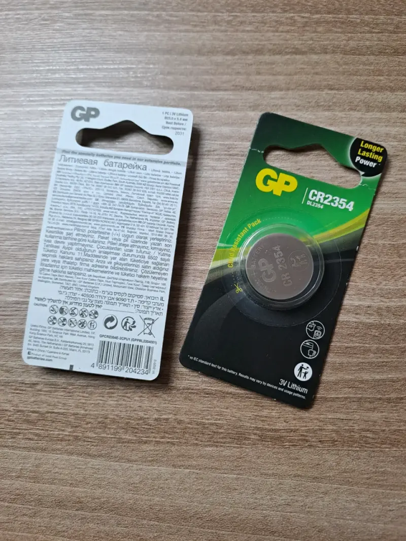 2 Pilas de Litio GP CR2354 de 3V - 3