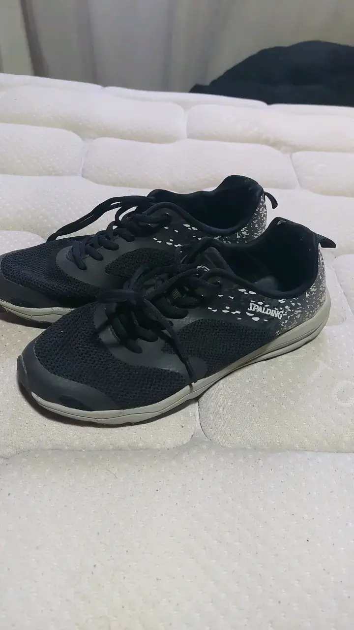 Zapatillas deportivas negras Spalding para hombre