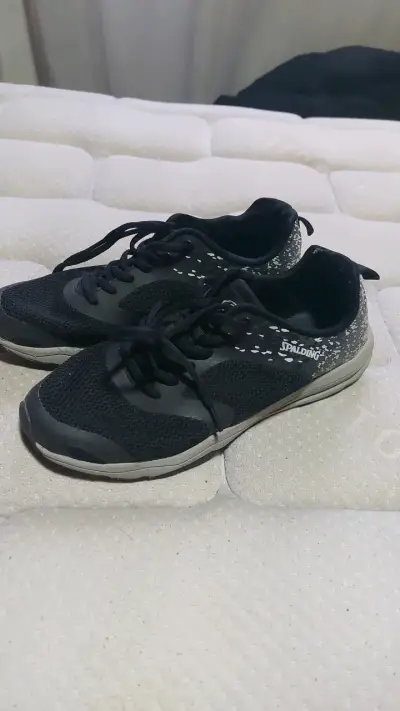 Zapatillas deportivas negras Spalding para hombre - miniatura 1