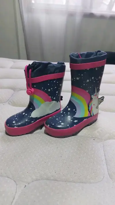 Botas Bubble Gummers lluvia niña talla 22 - miniatura 1