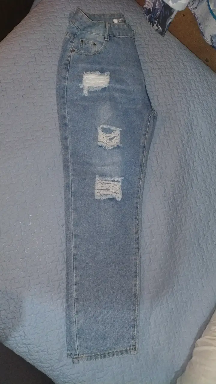 Jeans azules desgastados - 3