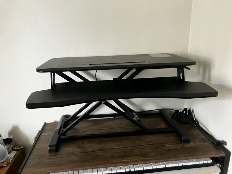 Escritorio ajustable ergonómico negro