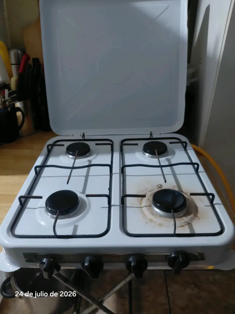 Cocina a gas de mesa con 4 quemadores - 2