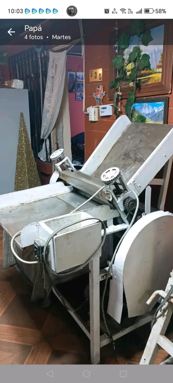 Máquina amasadora industrial usada