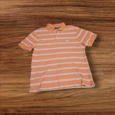 Polera Polo a Rayas Naranja Chaps - miniatura 1