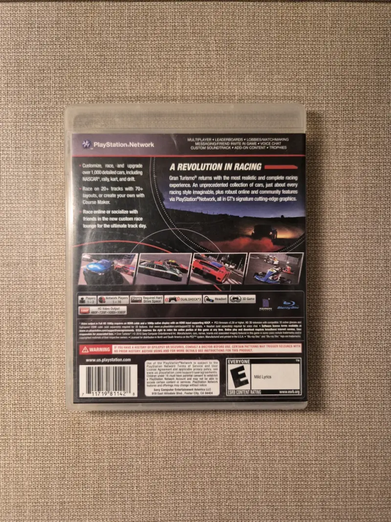 Juego Gran Turismo 5 para PS3 en buen estado - 2