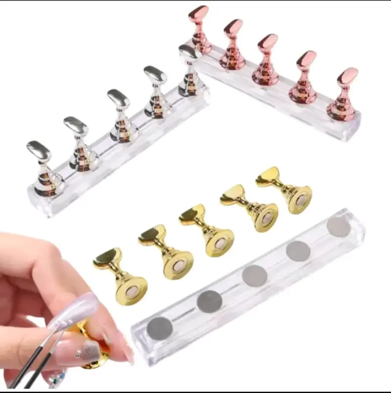 Soporte Magnético para Práctica de Uñas - 5