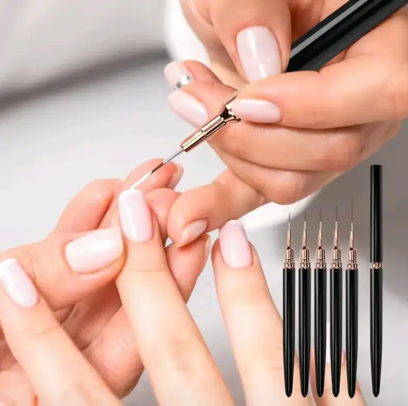 Set de Pinceles de Precisión para Uñas