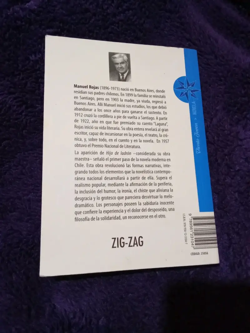 Libro 'Hijo de ladrón' de Manuel Rojas - 2