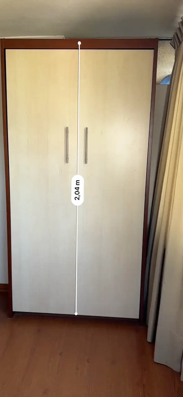 Cama abatible de madera con colchón incluido - 2