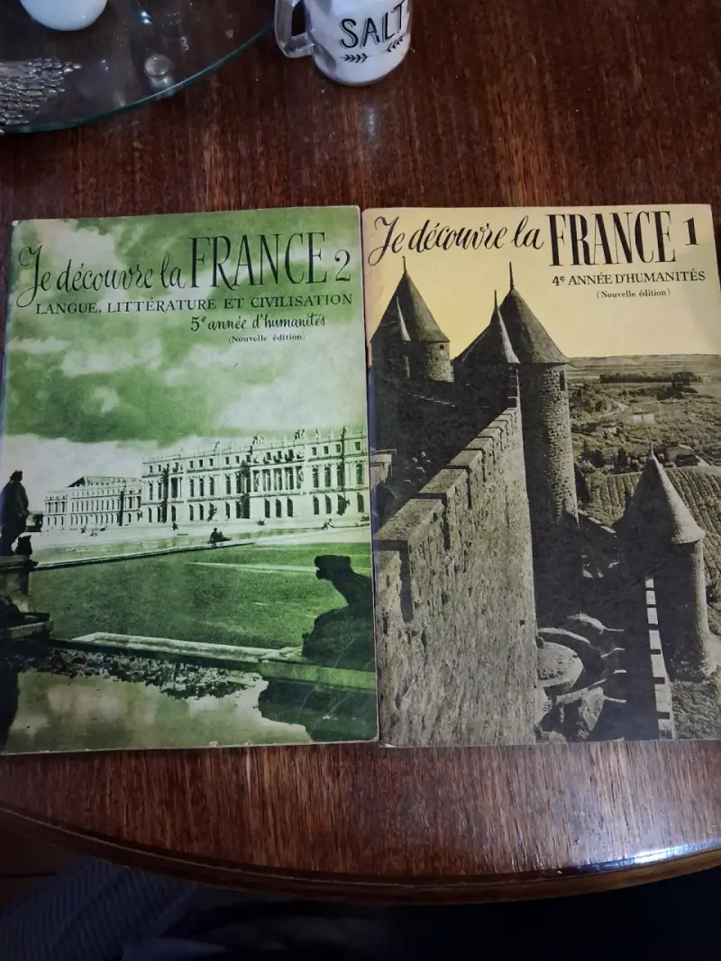 Libros Je Découvre La France 1 y 2 para aprender francés
