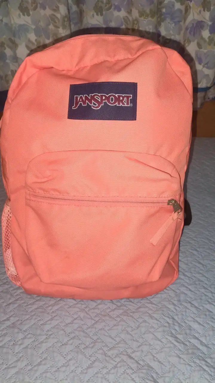 Mochila Jansport color coral