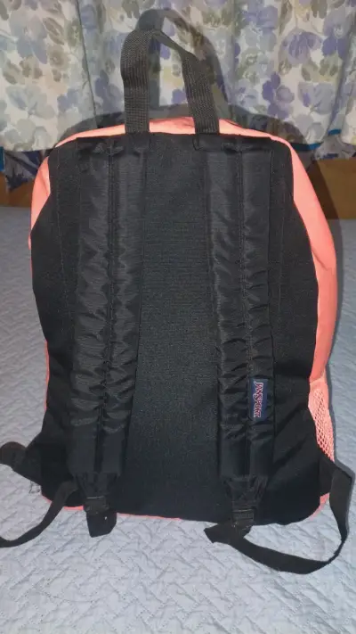 Mochila Jansport color coral - miniatura 2