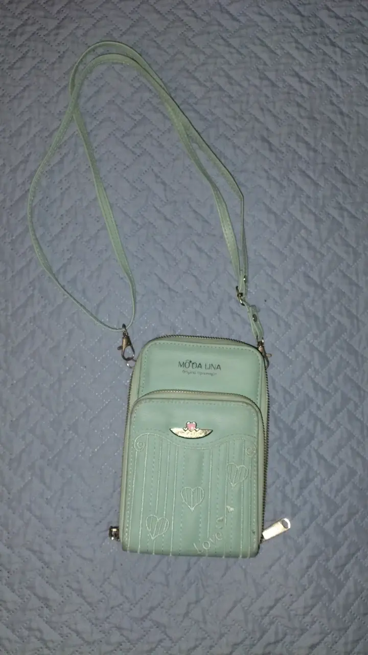 Cartera cruzada verde menta - 2