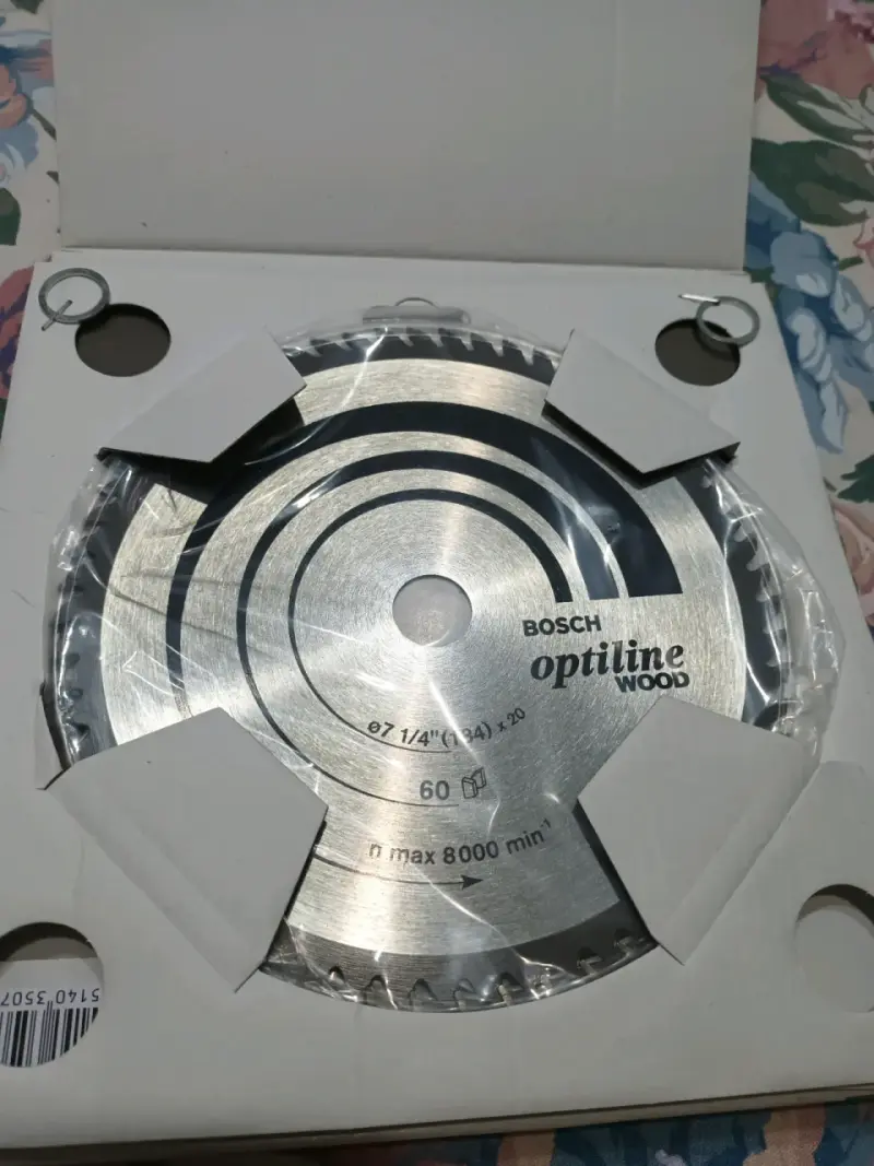 3 Discos de sierra circular 7 1/4" de 60, 24 y 16D - 2