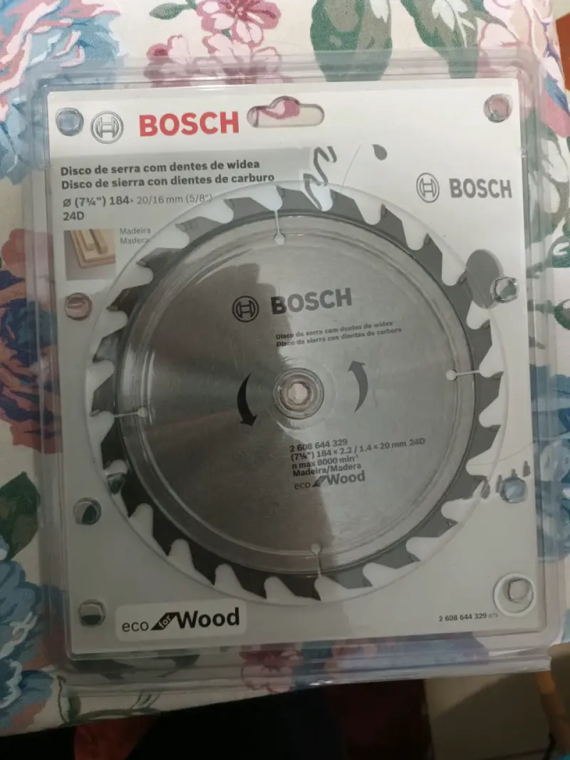 3 Discos de sierra circular 7 1/4" de 60, 24 y 16D - 3