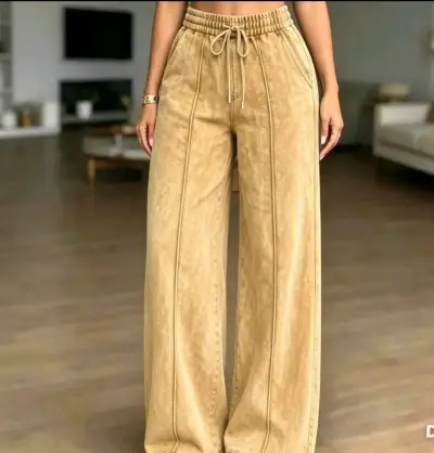 Pantalones deslavados de mujer - miniatura 1