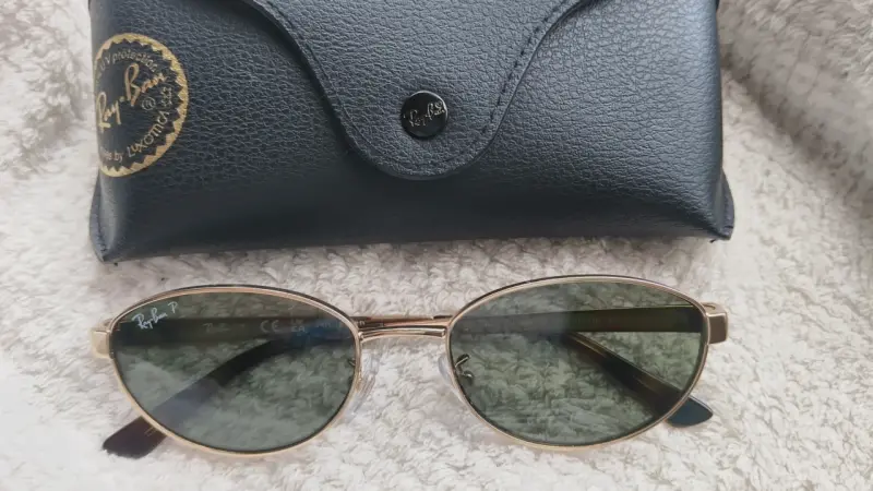 Gafas de Sol Ray-Ban Ovaladas Doradas