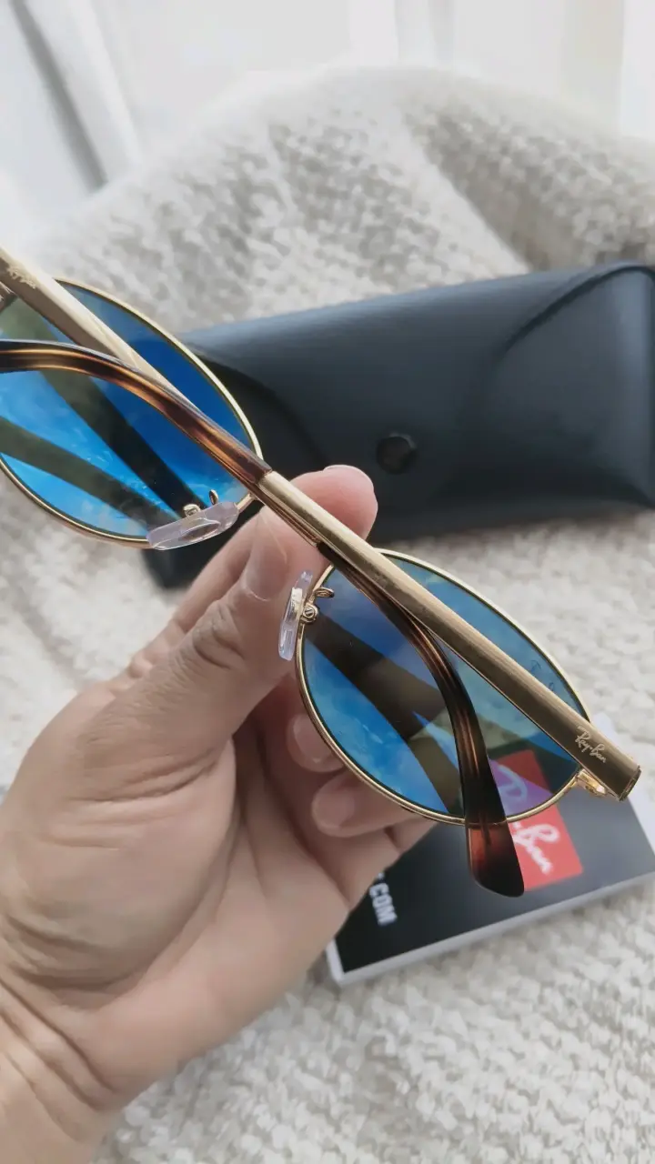 Gafas de Sol Ray-Ban Ovaladas Doradas - 2