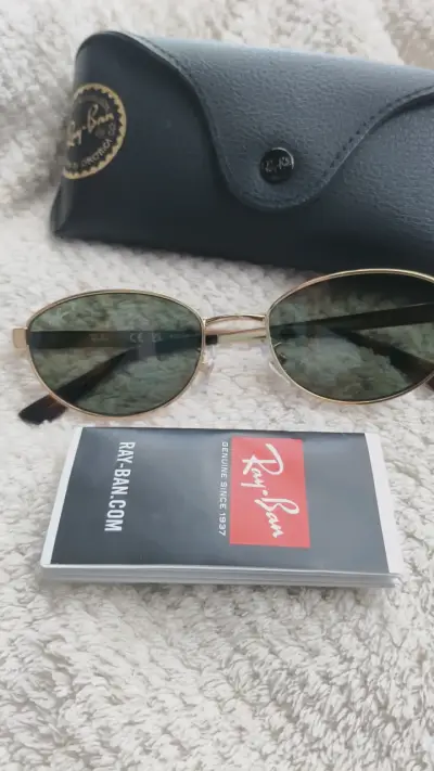 Gafas de Sol Ray-Ban Ovaladas Doradas - miniatura 3