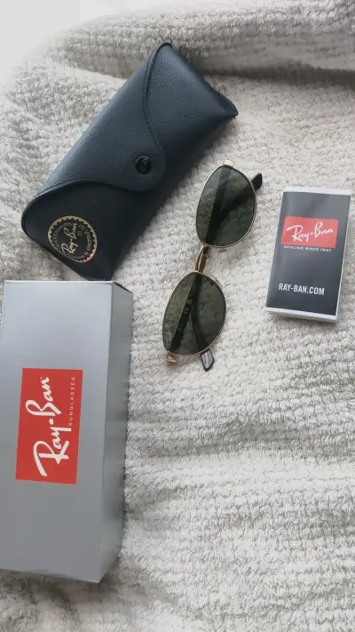 Gafas de Sol Ray-Ban Ovaladas Doradas - miniatura 4