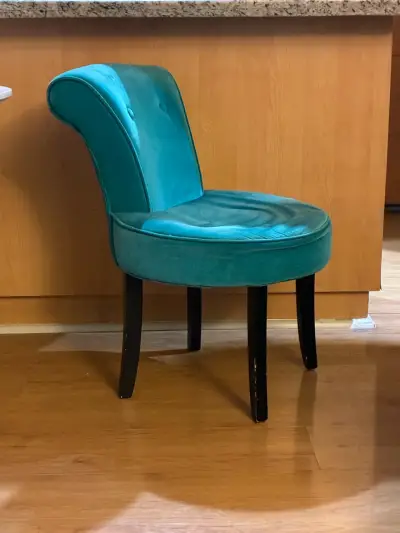 Silla Poltrona Verdi Azul Turquesa - miniatura 1