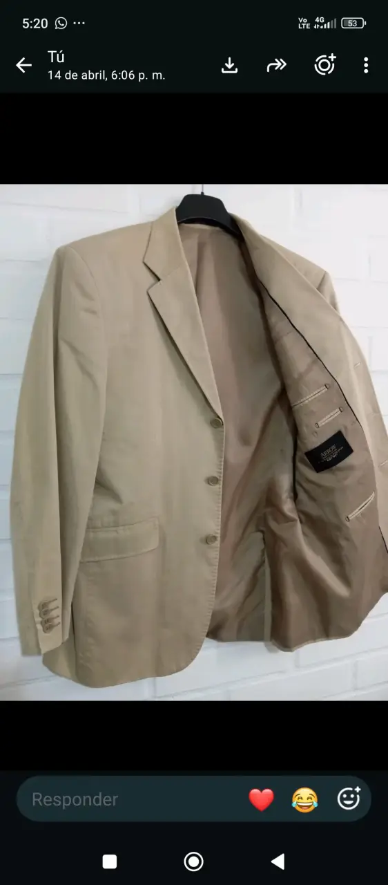 Blazer beige para hombre Arrow en buen estado