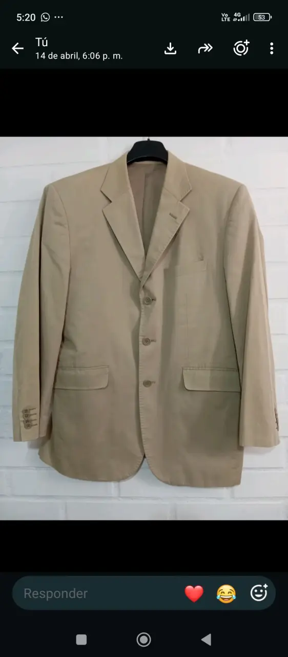 Blazer beige para hombre Arrow en buen estado - 2
