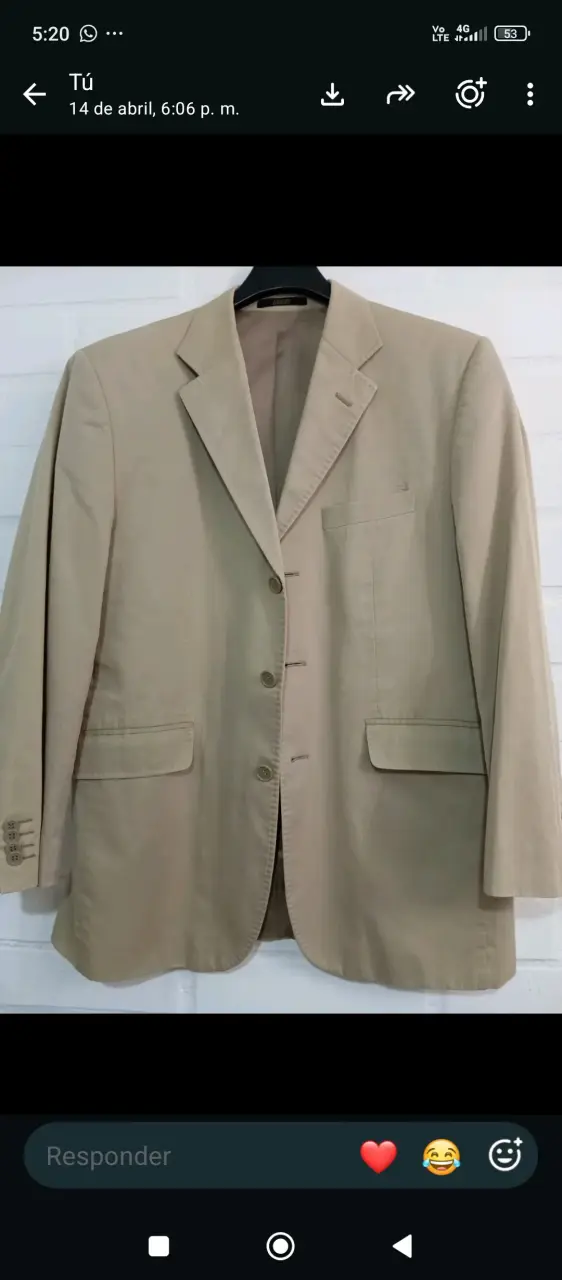 Blazer beige para hombre Arrow en buen estado - 3