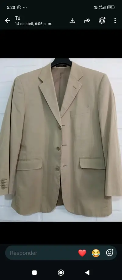 Blazer beige para hombre Arrow en buen estado - miniatura 3