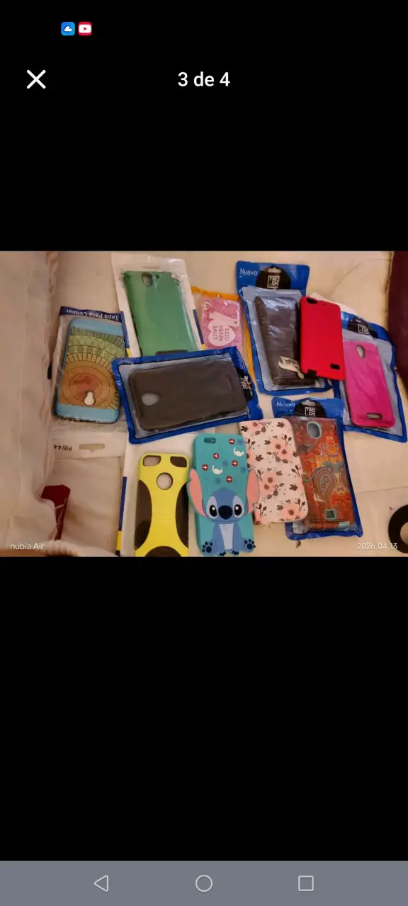 Lote de fundas para celular variadas
