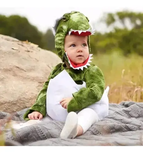 Disfraz de dinosaurio para bebé