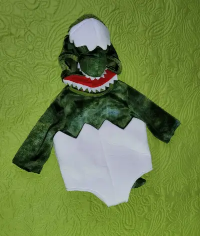 Disfraz de dinosaurio para bebé - miniatura 2