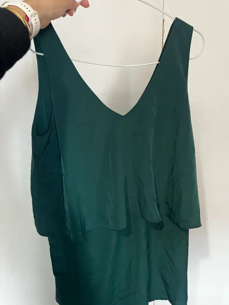Vestido verde esmeralda Forever 21 talla S - 3