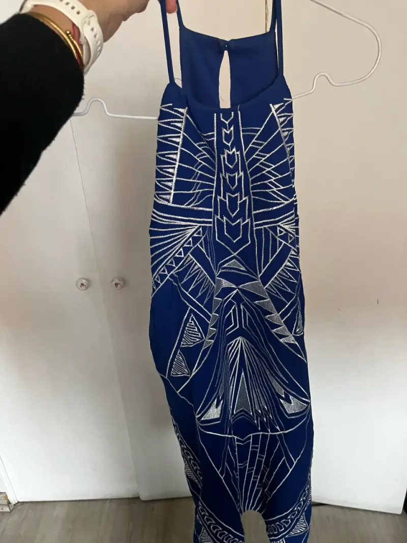 Vestido azul estampado Forever 21 talla M - 2