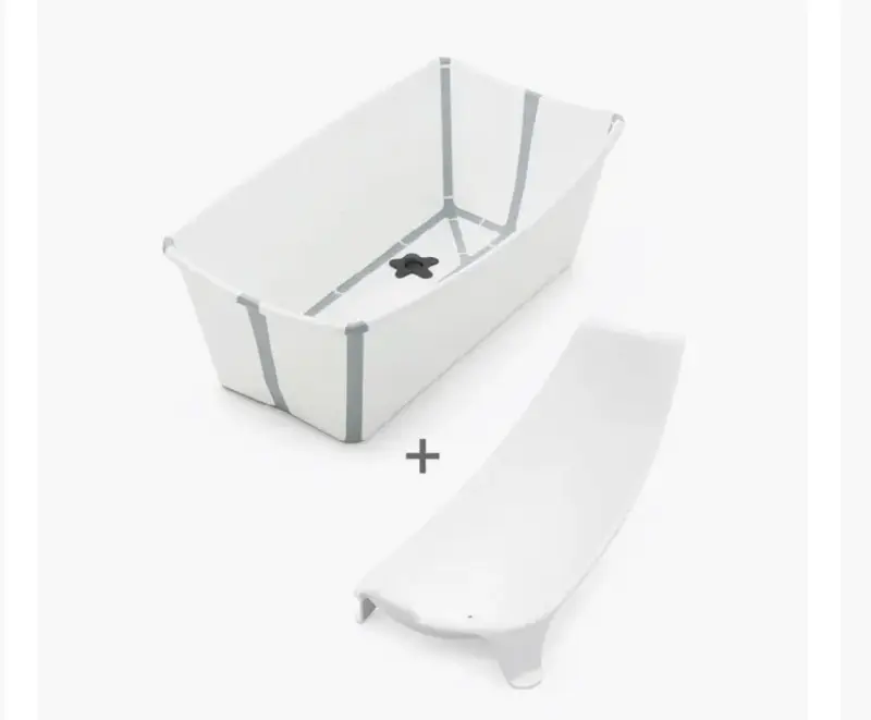 Tina plegable flexi stokken para bebé con soporte