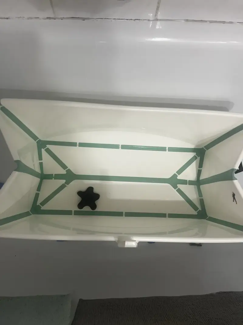 Tina plegable flexi stokken para bebé con soporte - 4