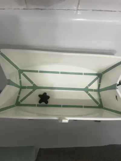 Tina plegable flexi stokken para bebé con soporte - miniatura 4