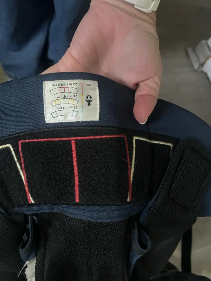 Mochila portabebés ergo baby ergonómica azul