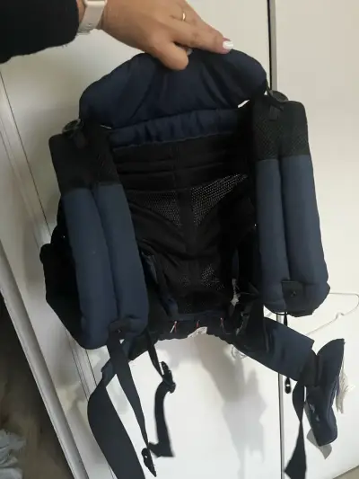 Mochila portabebés ergo baby ergonómica azul - miniatura 3
