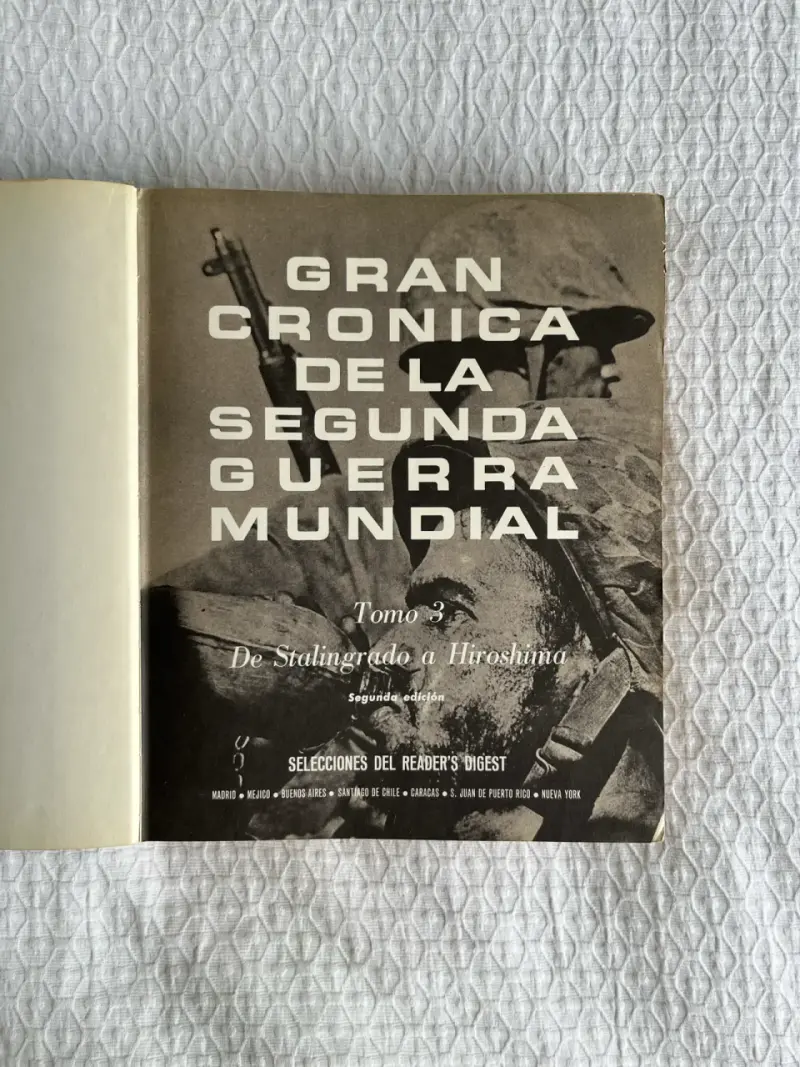 Libro Gran Crónica de la Segunda Guerra Mundial Tomo 3