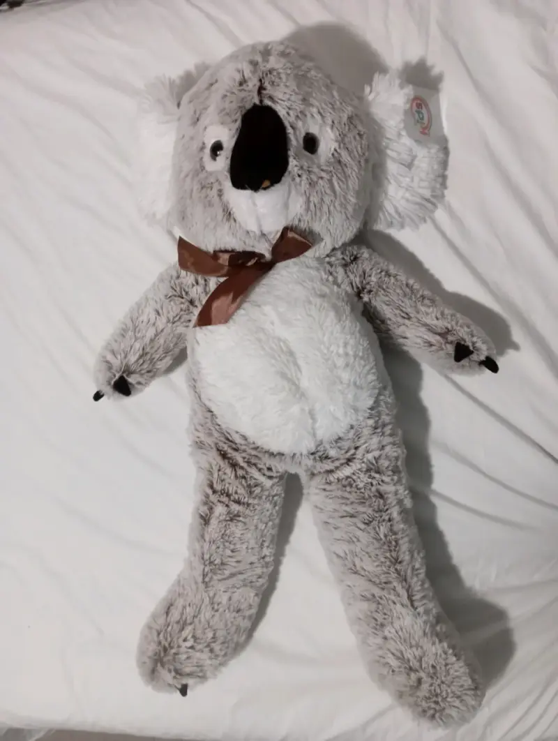 Peluche Koala Grande con Lazo Marrón - 2