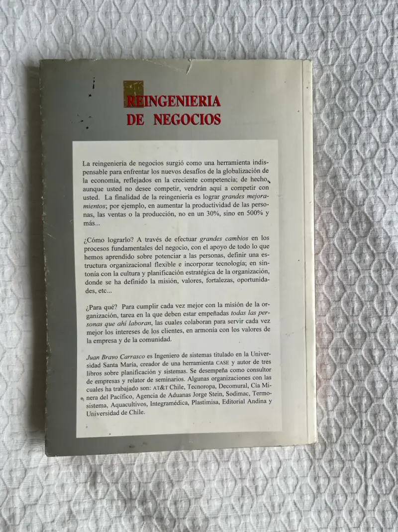 Libro Reingeniería de Negocios por Juan Bravo Carrasco - 2